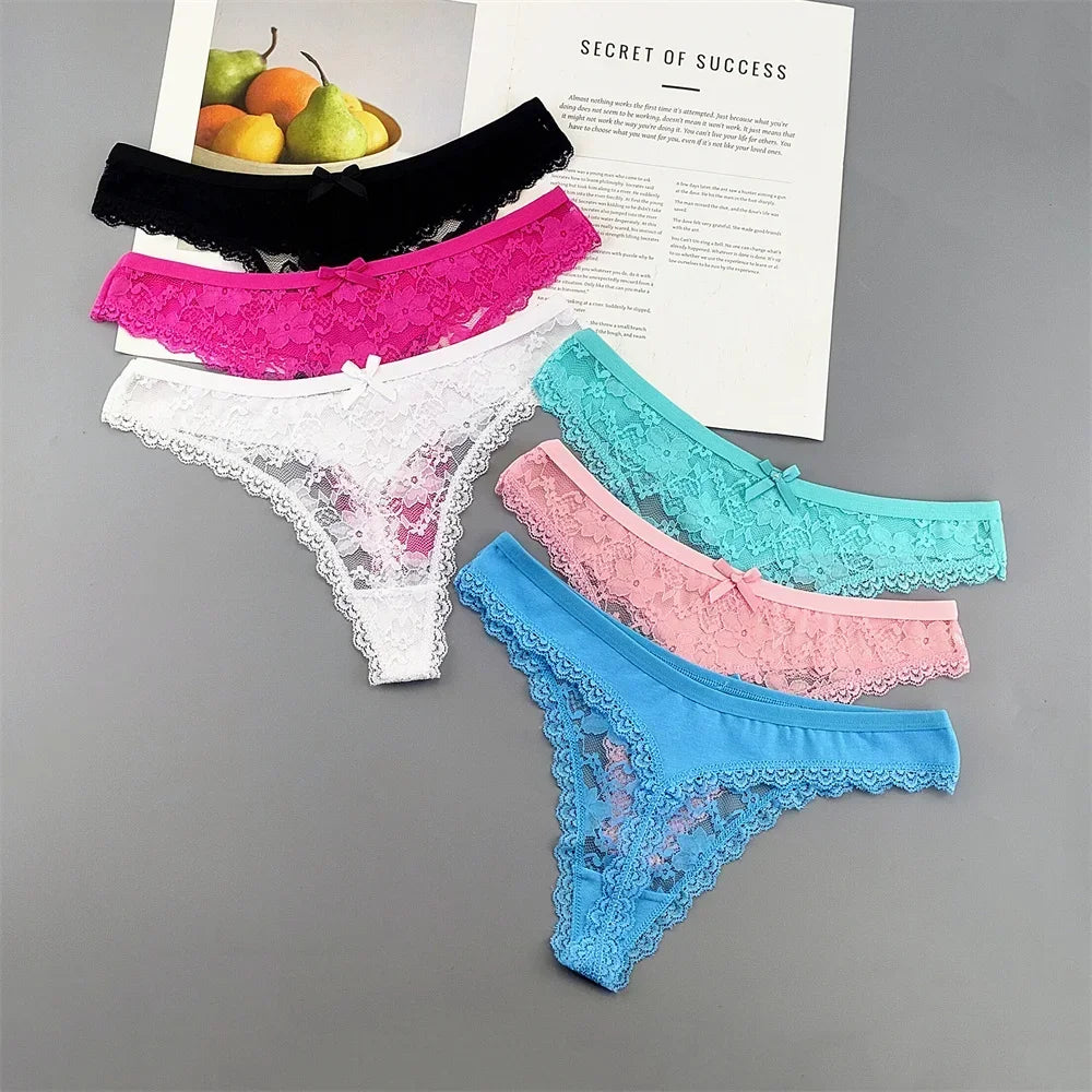 Lace Thong Set 3-Pack