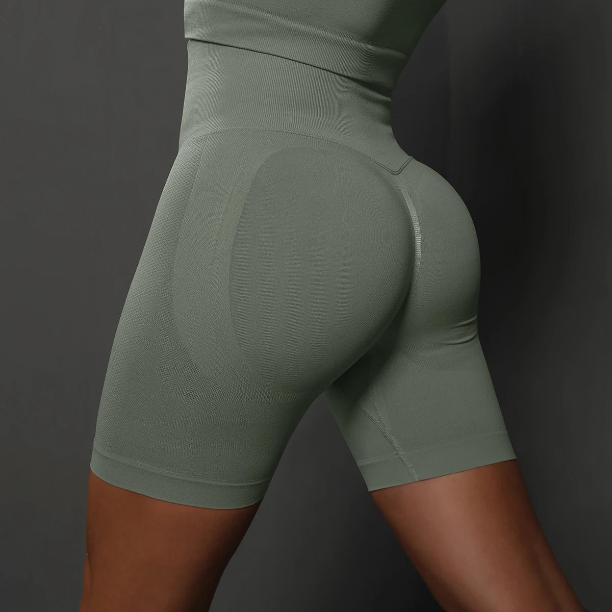 Seamless High Waist Yoga Shorts