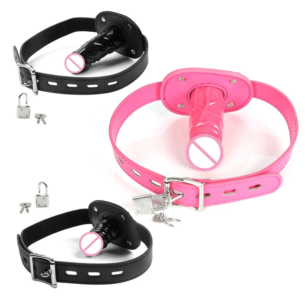 Lockable Dildo Gag