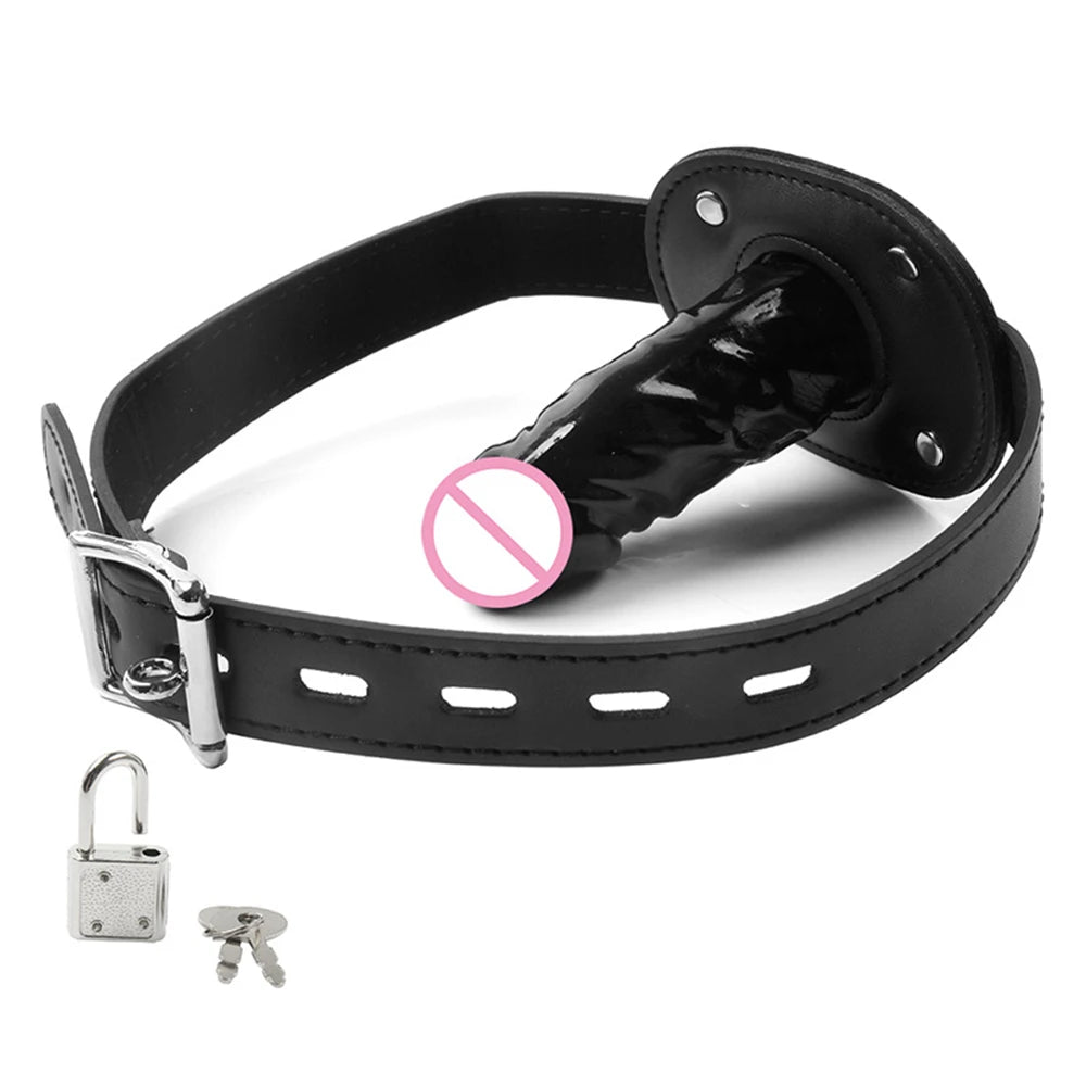Lockable Dildo Gag