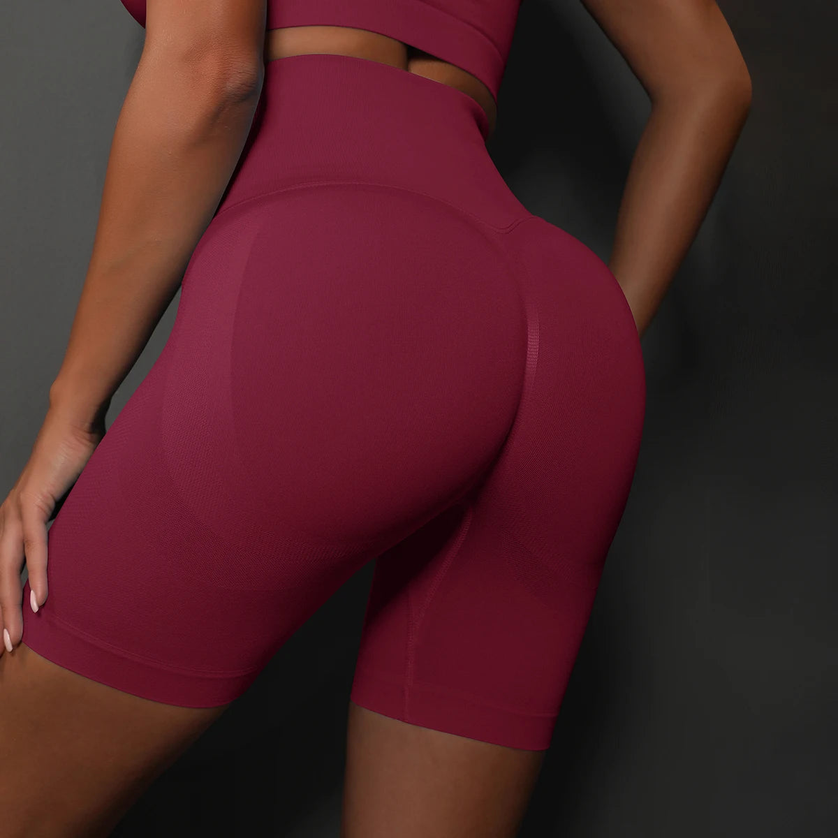 Seamless High Waist Yoga Shorts
