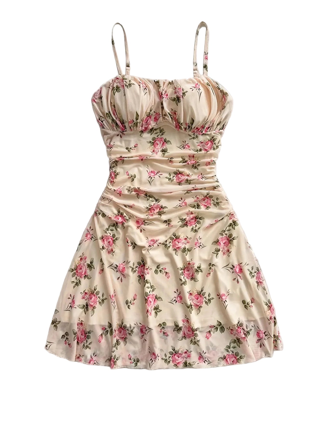Floral Print Strap Dress