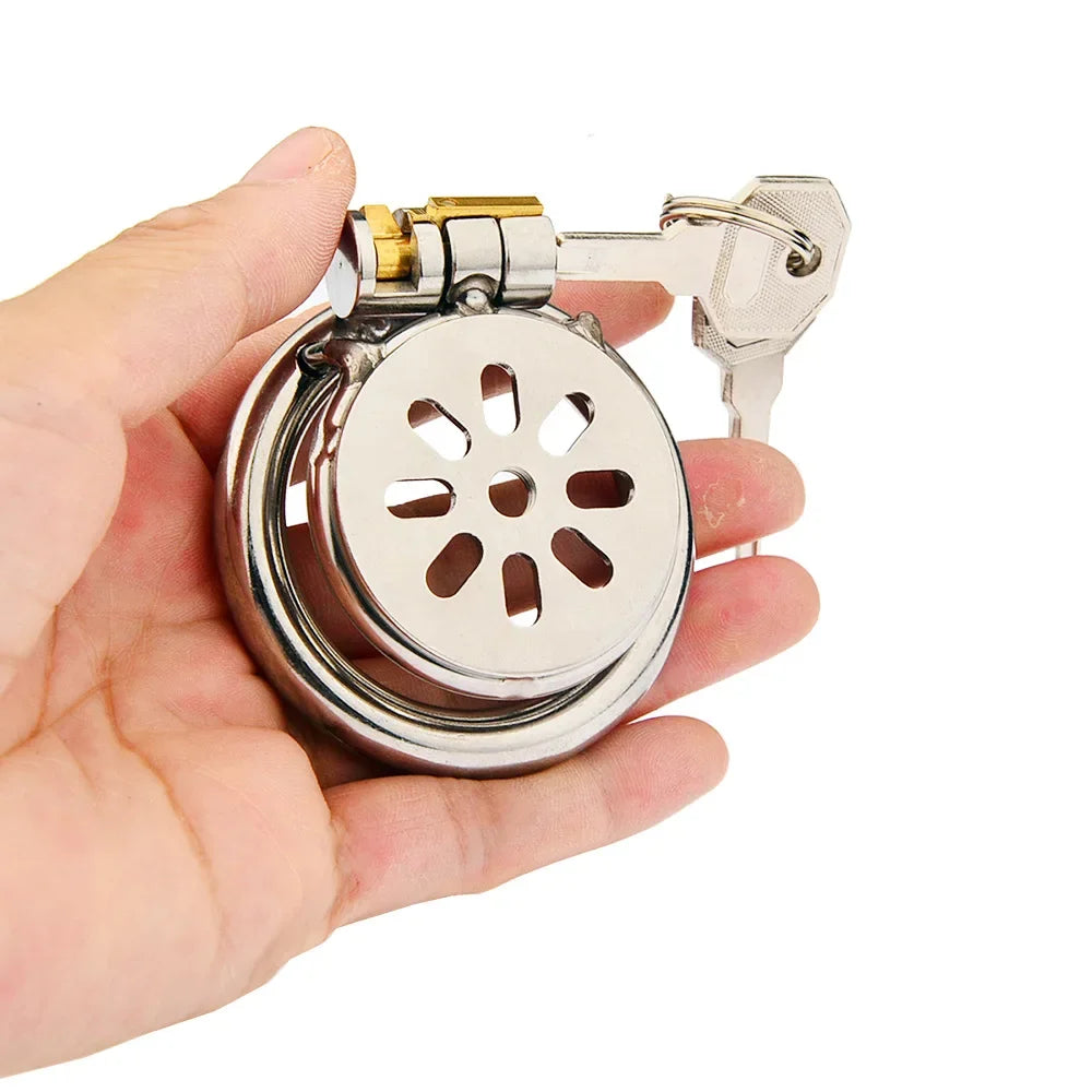 Mini Steel Sissy Chastity Cage